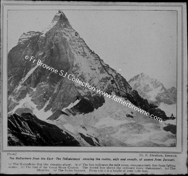 MATTERHORN SHOWING SAFE & UNSAFE ROUTES COPY